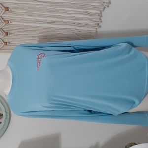 Reel Life Mens Fishing Shirt Blue - Medium